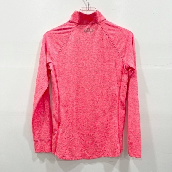 Under Armour Tech Twist 1/2 Zip Long Sleeve Red M - Picture 7 of 10